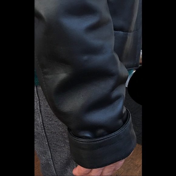 Ambition New York moto leather jacket. Zip closure - Picture 14 of 16